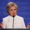 Ứng viên đảng Dân chủ Hillary Clinton trong cuộc vận động tranh cử ở Las Vegas, Nevada ngày 19/10 vừa qua. (Ảnh: AFP/TTXVN)