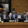 Đại diện thường trực của Trung Quốc tại Liên hợp quốc Lưu Kết Nhất phát biểu tại phiên họp của Hội đồng Bảo an Liên hợp quốc ở New York, Mỹ ngày 30/11. (Ảnh: THX/TTXVN)