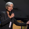 Ứng cử viên tổng thống Mỹ của đảng Xanh Jill Stein phát biểu tại Trường Đại học Wilkes ở Wilkes-Barre, Mỹ ngày 21/9 vừa qua. (Ảnh: AP/TTXVN)