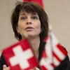 Nữ Tổng thống mơí của Thụy Sĩ Doris Leuthard. (Ảnh: Nguyễn Thái/Vietnam+)