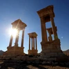 Một góc thành phố cổ Palmyra ngày 31/3/2016. (Ảnh: AFP/TTXVN)
