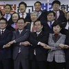 Các nghị sỹ “ly khai” khỏi đảng Saenuri. (Nguồn: AP)