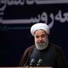 Tổng thống Iran Hassan Rouhani phát biểu tại Tehran ngày 8/4. (Ảnh: EPA/TTXVN)