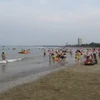 Bãi biển Cửa Lò. (Ảnh: Nguyễn Văn Nhật/TTXVN)