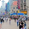 Đường Nam Kinh ở Thượng Hải củ Trung Quốc. (Nguồn: Getty Images)