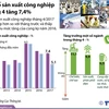 [Infographics] Chỉ số sản xuất công nghiệp tháng Tư tăng 7,4%