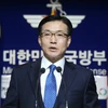 Phát ngôn viên Bộ Quốc phòng Hàn Quốc Moon Sang-gyun. (Ảnh: EPA/TTXVN)
