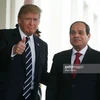Tổng thống Ai Cập Abdel-Fattah El-Sisi và người đồng cấp Mỹ Donald Trump. (Nguồn: Getty Images)