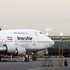 Máy bay Boeing 747 của Hãng Iran Air tại sân bay quốc tế Mehrabad ở Tehran. (Ảnh: AFP/TTXVN)