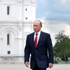 Tổng thống Vladimir Putin tại thủ đô Moskva ngày 12/6 vừa qua. (Ảnh: AFP/TTXVN)