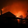 Hiện trường vụ cháy rừng ở Pedrogao Grande ngày 17/6. (Ảnh: EPA/TTXVN)