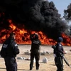 Một vụ cháy do ăn trộm nhiên liệu tại Mexico. (Nguồn: AFP/Getty Images) 