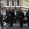 Cảnh sát tuần tra tại London. (Ảnh: AFP/TTXVN)