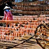 Làng nghề làm khô cá khoai ở thị trấn Cái Đôi Vàm, huyện Phú Tân. (Nguồn: camau.gov.vn)