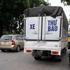 Hà Nội xử lý xe tải gắn mác “xe thư báo” đang hoạt động trá hình 