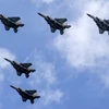 Các máy bay tiêm kích F-15 của Israel. (Nguồn: AFP)