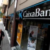 Chi nhánh ngân hàng Caixa ở Barcelona, Tây Ban Nha. (Nguồn: Reuters)