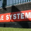 Biểu tượng của BAE Systems tại Đông Yorkshire, đông bắc nước Anh. (Ảnh: AFP/TTXVN)