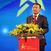Thứ trưởng Bộ Công thương Đỗ Thắng Hải phát biểu tại lễ bế mạc. (Ảnh: Trần Việt/TTXVN)