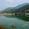 Hồ chứa nước và đập chính Thủy điện Trung Sơn, tỉnh Thanh Hóa. (Ảnh: Ngọc Hà/TTXVN)
