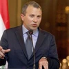 Ngoại trưởng Liban Gebran Bassil. (Ảnh: Lebanese Examiner/TTXVN)