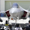 Máy bay chiến đấu F-35 được giới thiệu tại Toyoyama, Nagoya, Nhật Bản. (Ảnh: Kyodo/TTXVN)