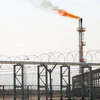 Mỏ khí đốt tự nhiên Bắc Rumaila, phía bắc cảng Basra ở miền nam Iraq. (Ảnh: AFP)