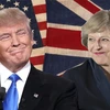 Tổng thống Mỹ Donald Trump và Thủ tướng Anh Theresa May. (Nguồn: Getty)