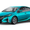  Một mẫu xe của hãng Toyota được giới thiệu ngày 25/12/2017. (Ảnh: Kyodo/TTXVN)