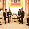 Thủ tướng Thái Lan Prayut Chan-o-cha tiếp Đại sứ Nguyễn Hải Bằng. (Ảnh: Sơn Nam/Vietnam+)