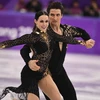 Cặp đôi Tessa Virtue và Scott Moir giành huy chương vàng môn trượt băng nghệ thuật. (Ảnh: THX/TTXVN) 