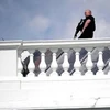 Cảnh sát Mỹ gác trên mái Nhà Trắng. (Nguồn: Getty Images)