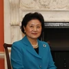 Phó Thủ tướng Trung Quốc, kiêm Đặc phái viên của Chủ tịch Tập Cận Bình, bà Lưu Diên Đông. (Ảnh: THX/TTXVN)