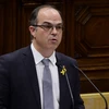 Ông Jordi Turull phát biểu trong phiên họp Hội đồng lập pháp vùng Catalonia tại Barcelona ngày 22/3. (Ảnh: AFP/TTXVN)