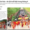 [Infographics] Năm sự kiện văn hóa - du lịch nổi bật trong tháng Tư