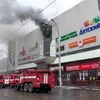 Một vụ chát tại trung tâm mua sắm Kemerovo của Nga. (Nguồn: myjoyonline)