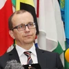 Trưởng đoàn thanh sát viên của IAEA Tero Varjoranta. (Ảnh: KYODO/TTXVN)
