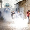 Một cuộc đụng độ lại xảy ra tại đền thờ Al-Aqsa. (Nguồn: Reuters) 