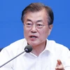 Tổng thống Hàn Quốc Moon Jae-in. (Ảnh: Yonhap/TTXVN)