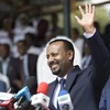 Tân Thủ tướng Ethiopia Abiy Ahmed ở trung tâm thủ đô Addis Ababa. (Ảnh: TTXVN phát)