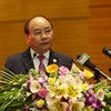 Thủ tướng Nguyễn Xuân Phúc phát biểu tại Hội nghị. (Ảnh: Dương Giang/TTXVN)