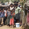Người tị nạn tại khu trại tạm ở Cox's Bazar, Bangladesh ngày 6/2 vừa qua. (Ảnh: EPA-EFE/TTXVN)