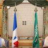 Hoàng Thái tử Saudi Arabia Mohammed bin Salman và Bộ trưởng Quốc phòng Pháp Florence Parly. (Nguồn: AFP)
