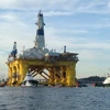 Một giàn khoan dầu của Tập đoàn Shell ở Seattle, Washington của Mỹ. (Ảnh: AFP/TTXVN) 