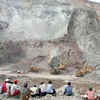 Vụ sập hầm mỏ hồi tháng Năm vừa qua tại thị trấn Hpakant, bang Kachin của Myanmar. (Nguồn: AP)