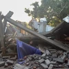 Cảnh đổ nát sau trận động đất ở Lombok của Indonesia ngày 29/7 vừa qua. (Ảnh: EPA/TTXVN)