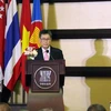 Tổng Thư ký ASEAN Lim Jok Hoi phát biểu khai mạc. (Ảnh: Trần Chiến/TTXVN)