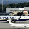 Máy bay của Hãng hàng không giá rẻ Ryanair. (Ảnh: AFP/TTXVN)