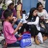 Người di cư Venezuela tại Tumbes, Peru ngày 25/8. (Ảnh: AFP/TTXVN)