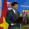 Đại sứ Việt Nam tại Mozambique Lê Huy Hoàng. (Ảnh: Phi Hùng/TTXVN)